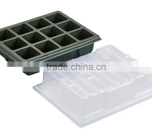 2016 New Model 12holes Seeding Tray With Transparent Lid photo-5