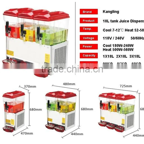 New Design Juice Dispenser 18L Beverage Cooling Machine photo-2