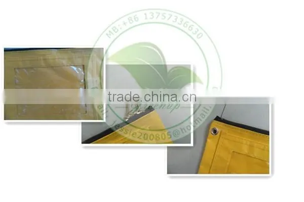 High Quality Yellow PVC Fabric Document Bag photo-2