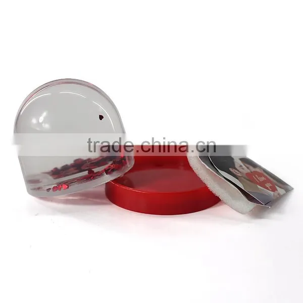 Polyresin Custom Romantic Wedding Picture Insert Snow Globe photo-3