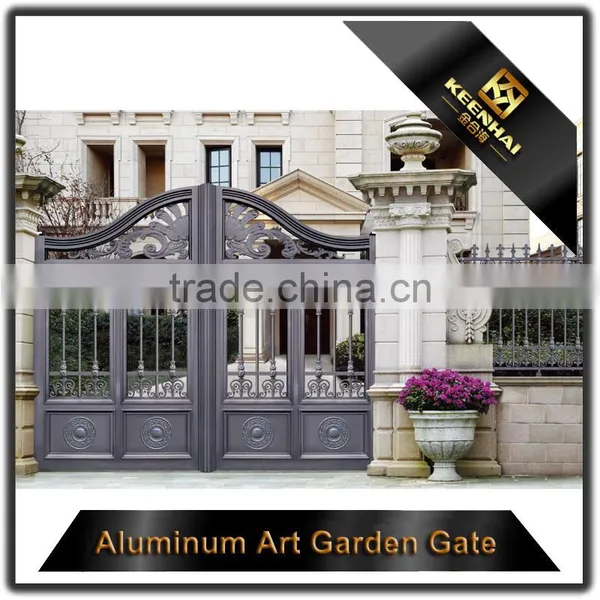 2017 Latest Powder Coated Aluminum Garden Front Gate photo-4