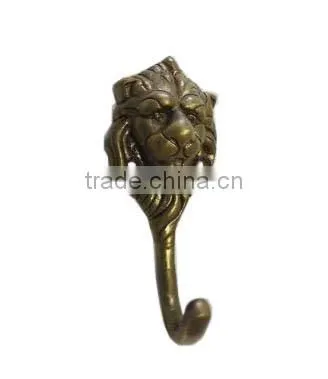 Solid Brass Shiny Polish Double Hanger Hook photo-4