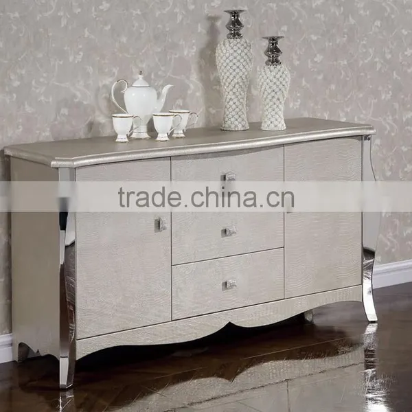 Unique Dining Cabinet With Stainless Steel Legs MDF Panel for Kitchen Furniture photo-2