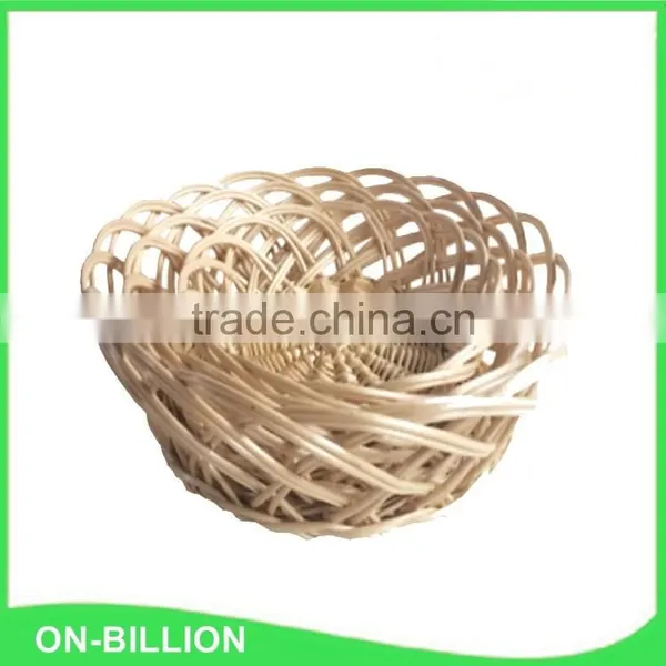 Round Shape Rattan Weaving Flat Wicker Tray photo-2