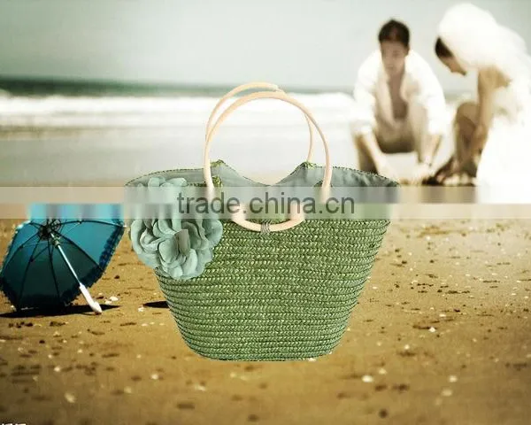 Straw Tote Bag Straw Handbag Cheap Straw Beach Bag