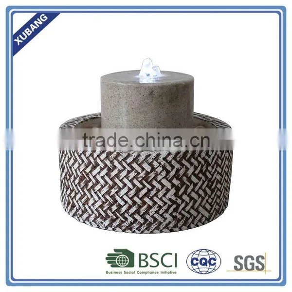 Column Water Fountain for Garden Decoration Fountain Craft