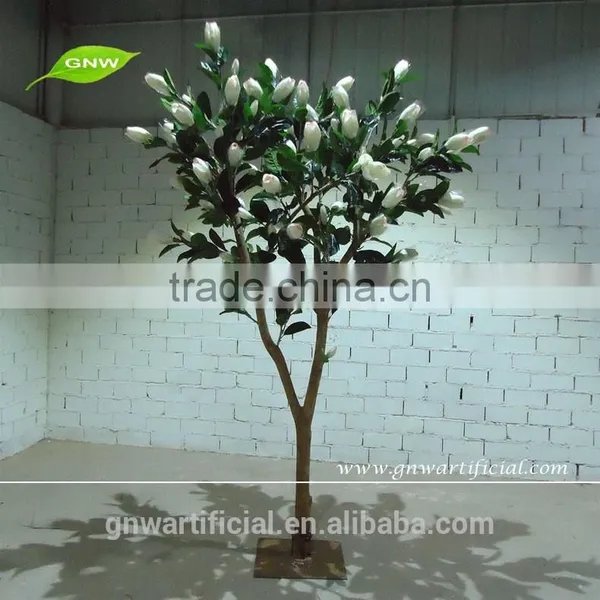 BTR150 GNW 12ft White Artificial Magnolia Flower Trees Decorative Tree Wedding Wish Tree for Wedding Decorations photo-2