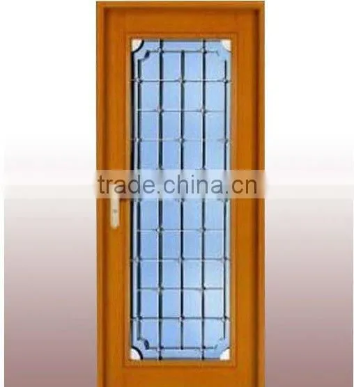 Welcomed Glass Insert Wood Interior Door photo-3