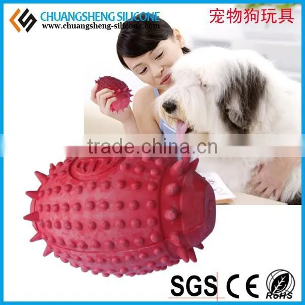 Squeaky Silicone Rubber Dog Toys photo-4