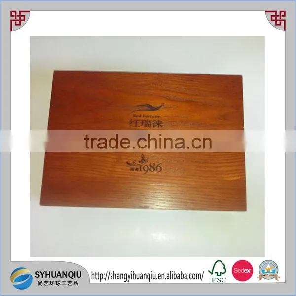 Large Twinings 12 Luxury Wooden Compartment Tea Chest Box (no Tea Included) photo-3