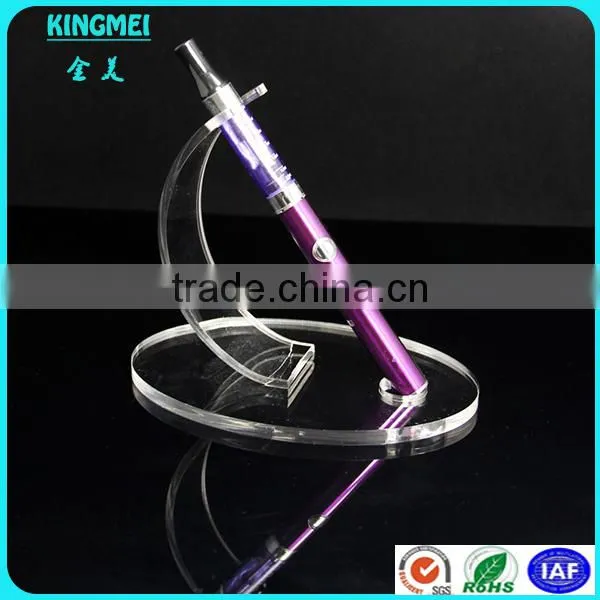 China Wholesale Arch Clear Acrylic Desktop Pen Display Stand With Round Base photo-3