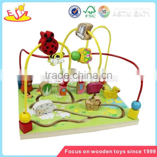Wholesale New Fashion Wooden Beads Toy Hottest Kids Wooden the Sea Around Beads Toy W11B052 photo-2