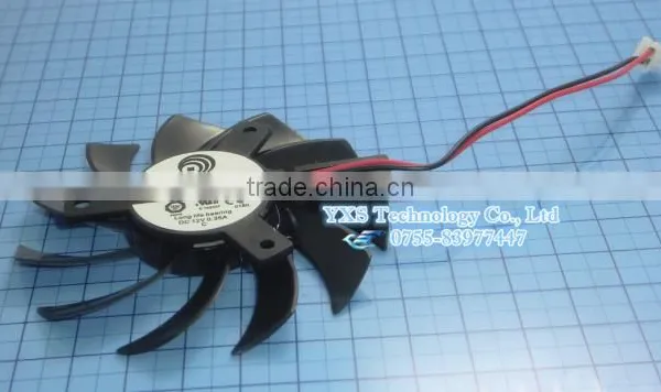 Cpu Cooling Fan For MSI R6850 R6870 R6790 460GTX 560GTX 570GTX 580GTX PLD08010S12HH 2wires DC12V 0.35A Brushless Cooler Radiato photo-2