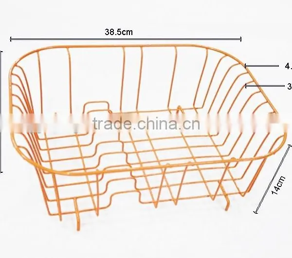 548-35 Kitchen Rectangle Coloring Metal Wire Dish Drying Rack photo-2