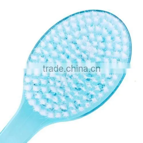Colorful Long Handled Body Bath Shower Back Brush Scrubber Skin Cleaning Massager photo-2