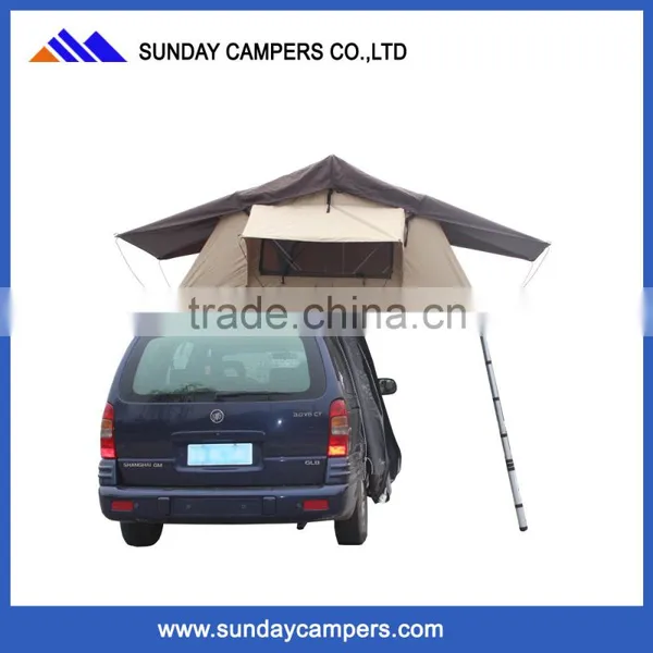 2017 Folding Caravan Trailers With Vehicle Roof Tent 3-4 Persons photo-2