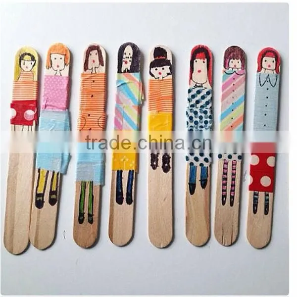 Made In China Disposable Different Size Wooden Popsicle Sticks