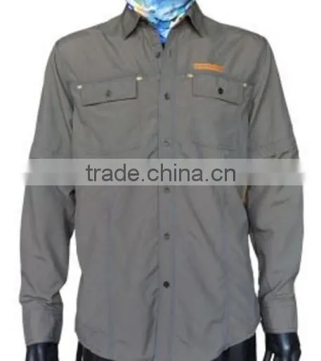 Quick-drying Removable Sleeve Shirt / Outdoor Casual Shirt / Fishing Shirt Sunscreen photo-4