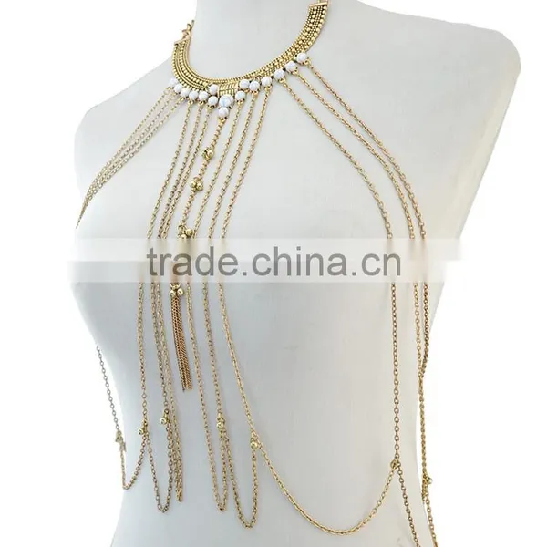 2016 Hot Sale New Alloy Long Chain Body Jewelry for Women Accessories photo-3