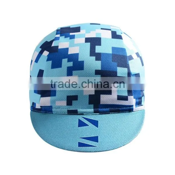 China Custom Sport Dry Fit Bike Cap Breathable Bicycle Hat Free Size Wholesale Cycling Caps photo-3