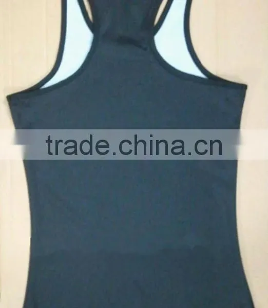 2014 Sublimated Printing Running Tank, Custom Women and Men Cut Running Singlets photo-2