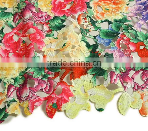 New Designer 2017 Indian Raw Silk Beaded Georges With Stones photo-4