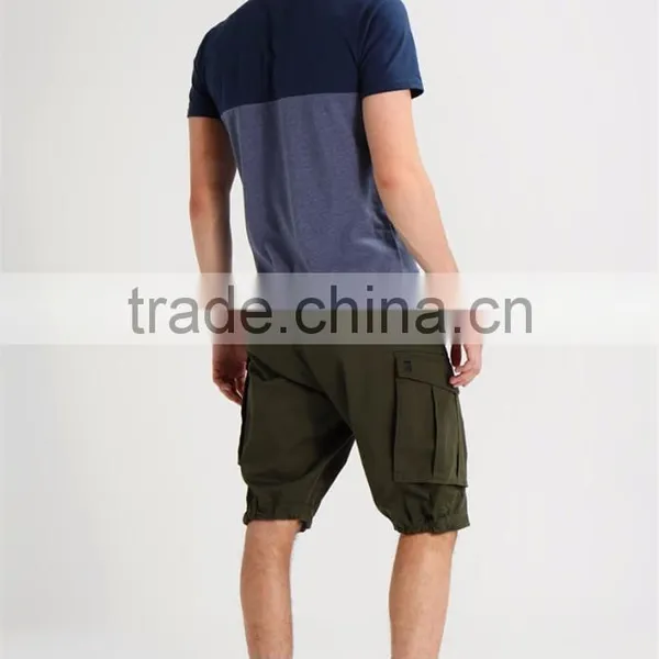 MGOO Hot Sale Plain Dry Fit Polo Shirt Color Block Men Pocket Fitness Polo T Shirt photo-2