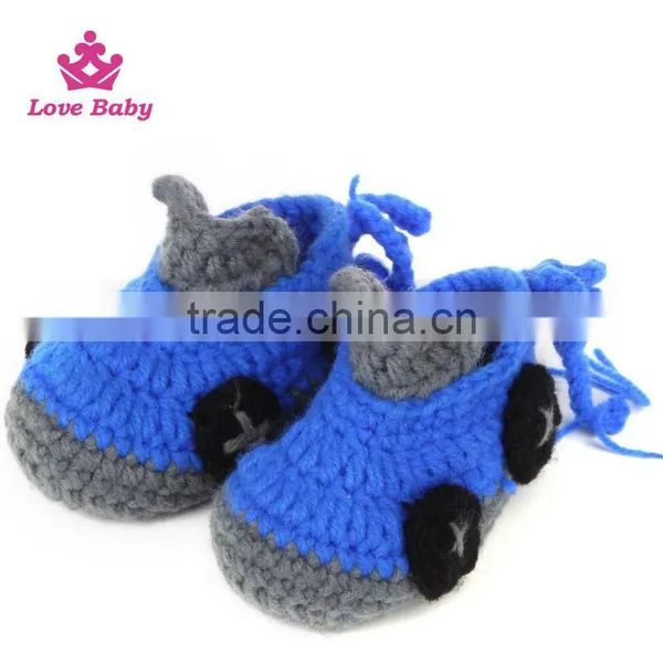 New Design Cheap Handmade Crochet Baby Shoes Pattern LBS20151223-57 photo-2
