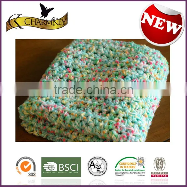 Charmkey Acrylic Roving Yarn Nylon Blended Yarn Fancy Dot Yarn Baby Yarn photo-5