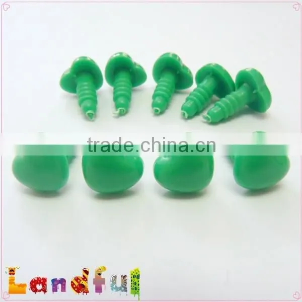 12mm Green Plastic Heart Nose Safety Animal Nose Crochet Doll Nose photo-2