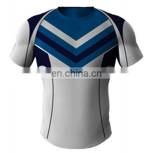 Wholesale Rugby Uniforms Sublimation Dye Sublimation Shirts Made in China photo-5