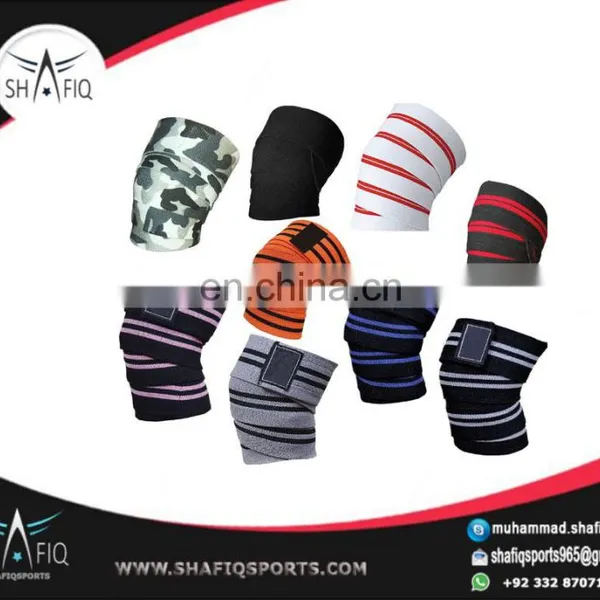 High Quality Heavy Duty Powerlifting Knee Wraps