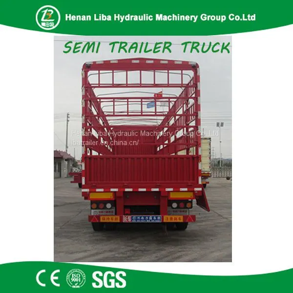 Best Seller in South Asia Stake/Cargo Semi Trailer Animal Transport Trailer photo-2