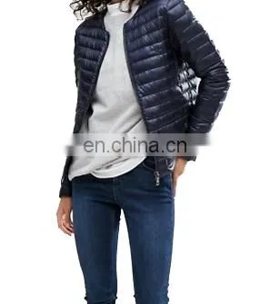Chinese Manufacturer Women Smooth Nylon Padded Jacket photo-5
