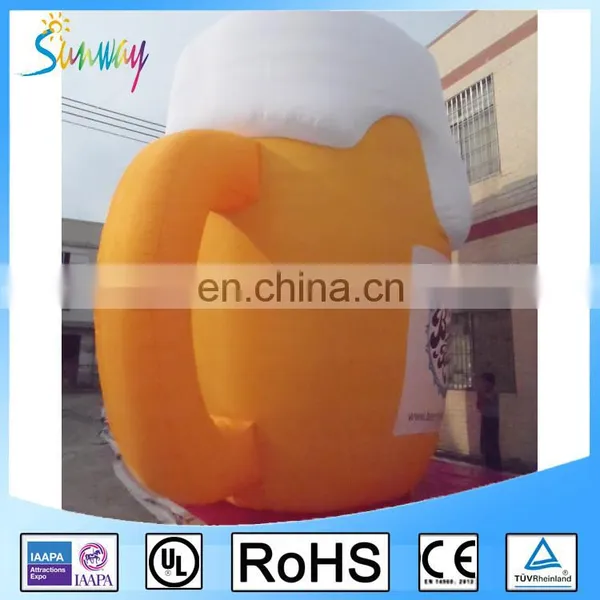 2017 Advertising Giant Inflatable Promotional Beer Cup, Giant Inflatable Beer Mug for Promotion photo-2