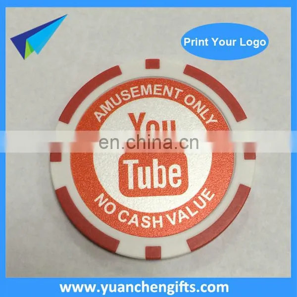 Custom Colorful Plastic Poker Chip With Golf Ball Marker photo-6