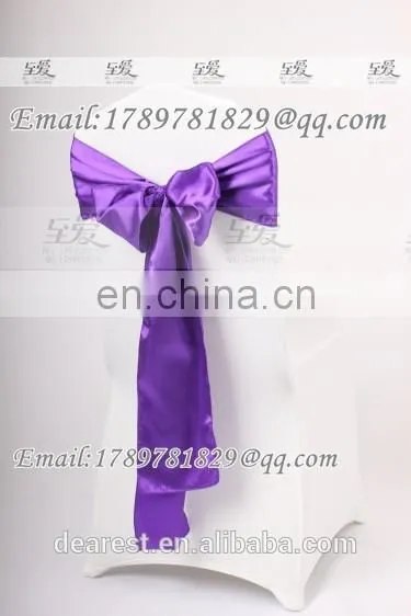 Banquet Satin Ribbon Chair Cover Sash photo-3