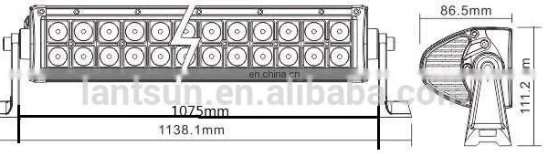 2015 Best Selling IP68 240W Automotive Truck Accessories Led Light Bar photo-3