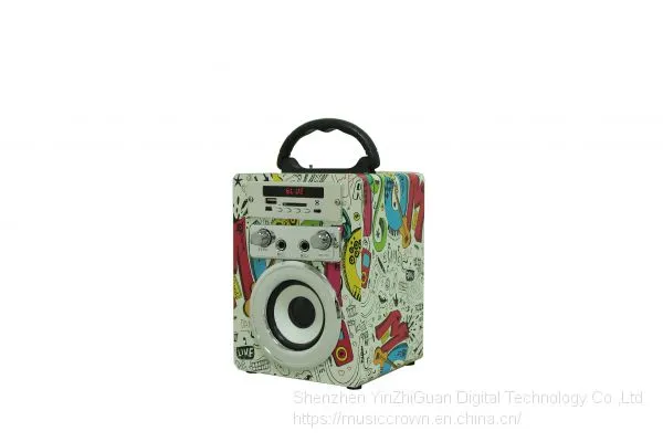New Style K81 Wooden Bluetooth Speaker Cell Phone and Computer Portable FM Radio Speaker