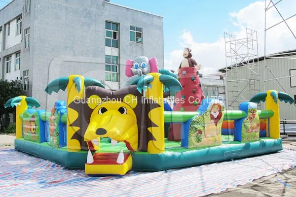 CH Funny Inflatable Bouncer Combo Commercial Inflatable Playground With Slide photo-4