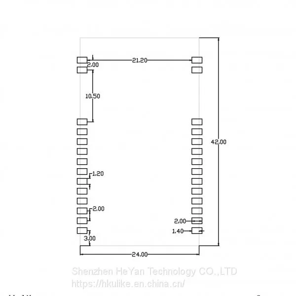CC1120 Uart Narrowband RF Module 1W 30dbm 169Mhz,434Mhz,868Mhz,915Mhz，spi Module，sigfox photo-2