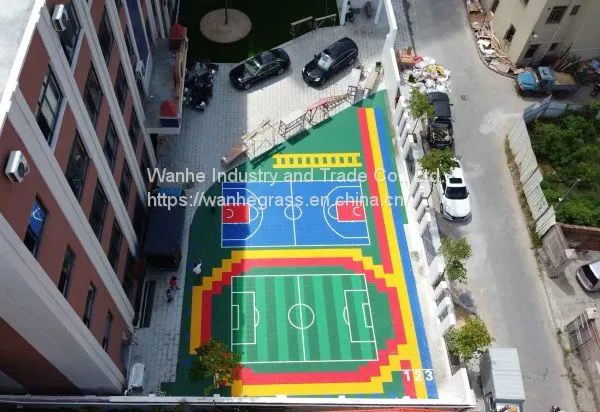 Modular Basketball Court Interlocking Outdoor Sports Flooring