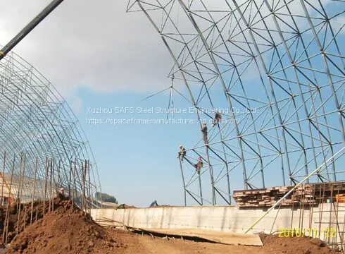Comprehensive Solid Waste Utilization Project Steel Space Frame Structure Barrel Storage Project in Shanxi photo-4