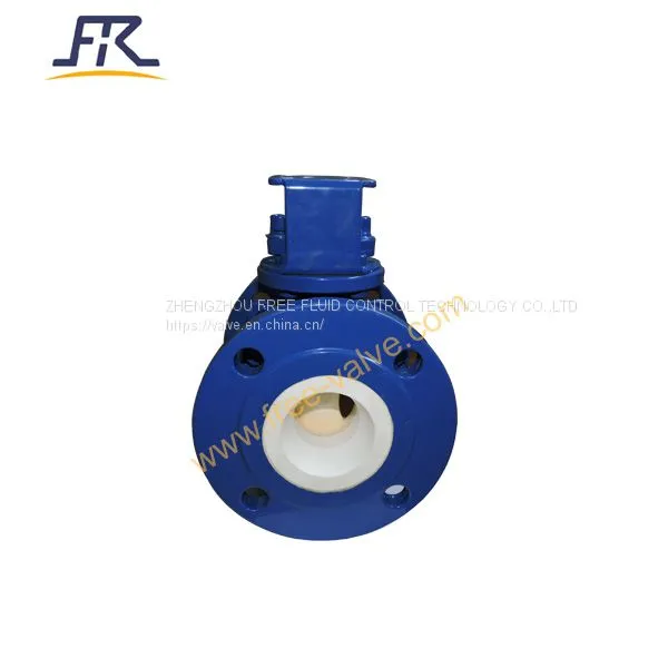 Pneumatic Actuator Flange Type Ceramic Ball Valve for Chemical Industry or Fly Ash System in Coal Power Station photo-2