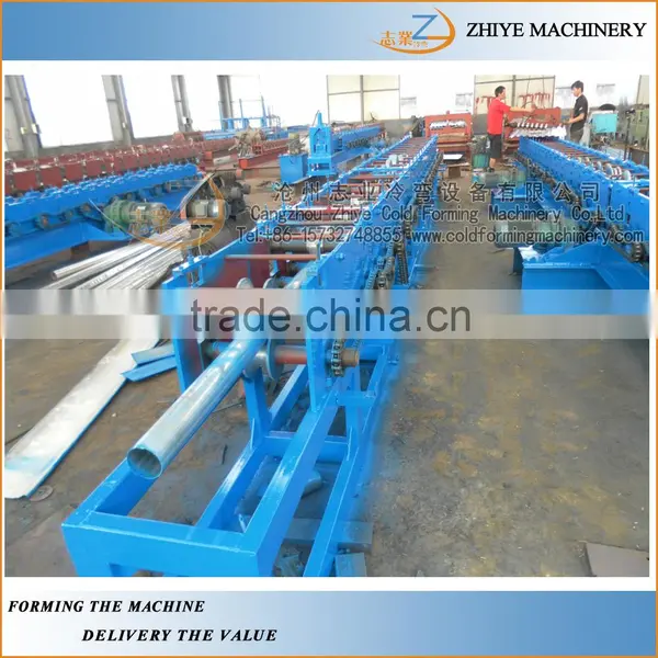 steel panel round pipe roll forming machine for rain spout