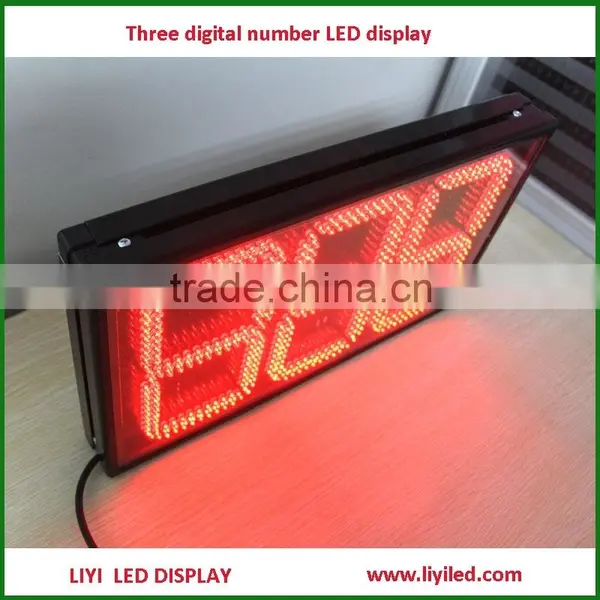 Remote Control 3 Digits Led Number Display
