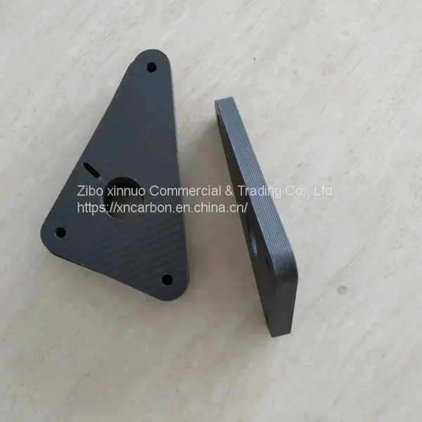 Custom Made CNC Cut Carbon Fiber Laminate Sheet Plates Make to Order Carbon Fiber Machined Parts photo-2