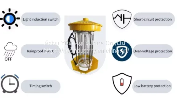 Sustainable Product Solar Insect Trap and Insect Light With Trap for Greenhouse photo-4