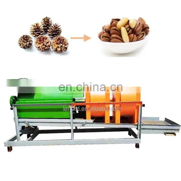 Good Performance Cone Shelling Machine Pine Nut Thresher And Cleaning Machine photo-4