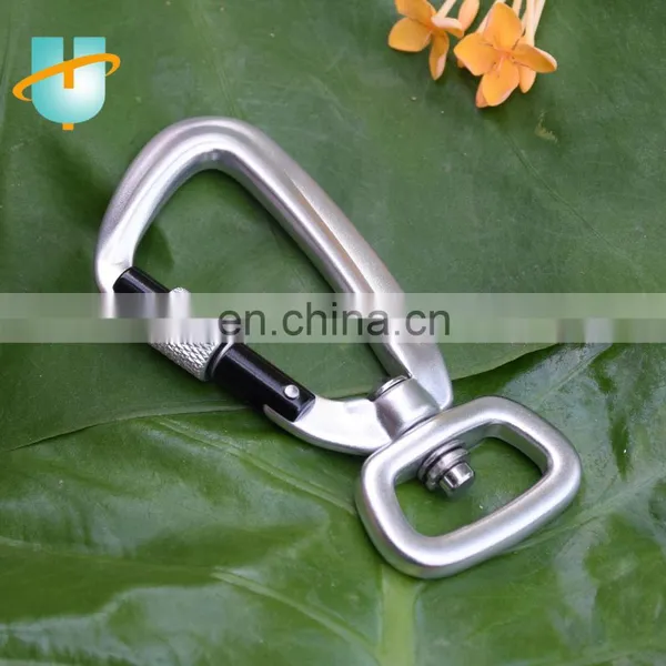 Wholesale Custom Camping Sling Swivel Carabiner Hook With Screw Lock photo-3